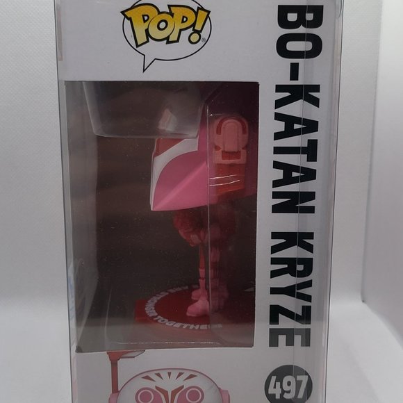 Star Wars Bo-Katan Kryze (Pink Valentine) Funko Shop Exclusive Funko Pop - Picture 2 of 9